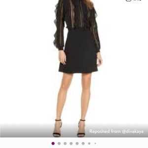 Chic Black Long Sleeve Dress